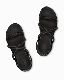 Tommy Bahama Women's Olukai® Tiare Strappy Slide Sandals Black Sale