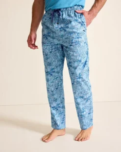Tommy Bahama Woven Pajama Pants Blue Fade