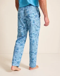 Tommy Bahama Woven Pajama Pants Blue Fade